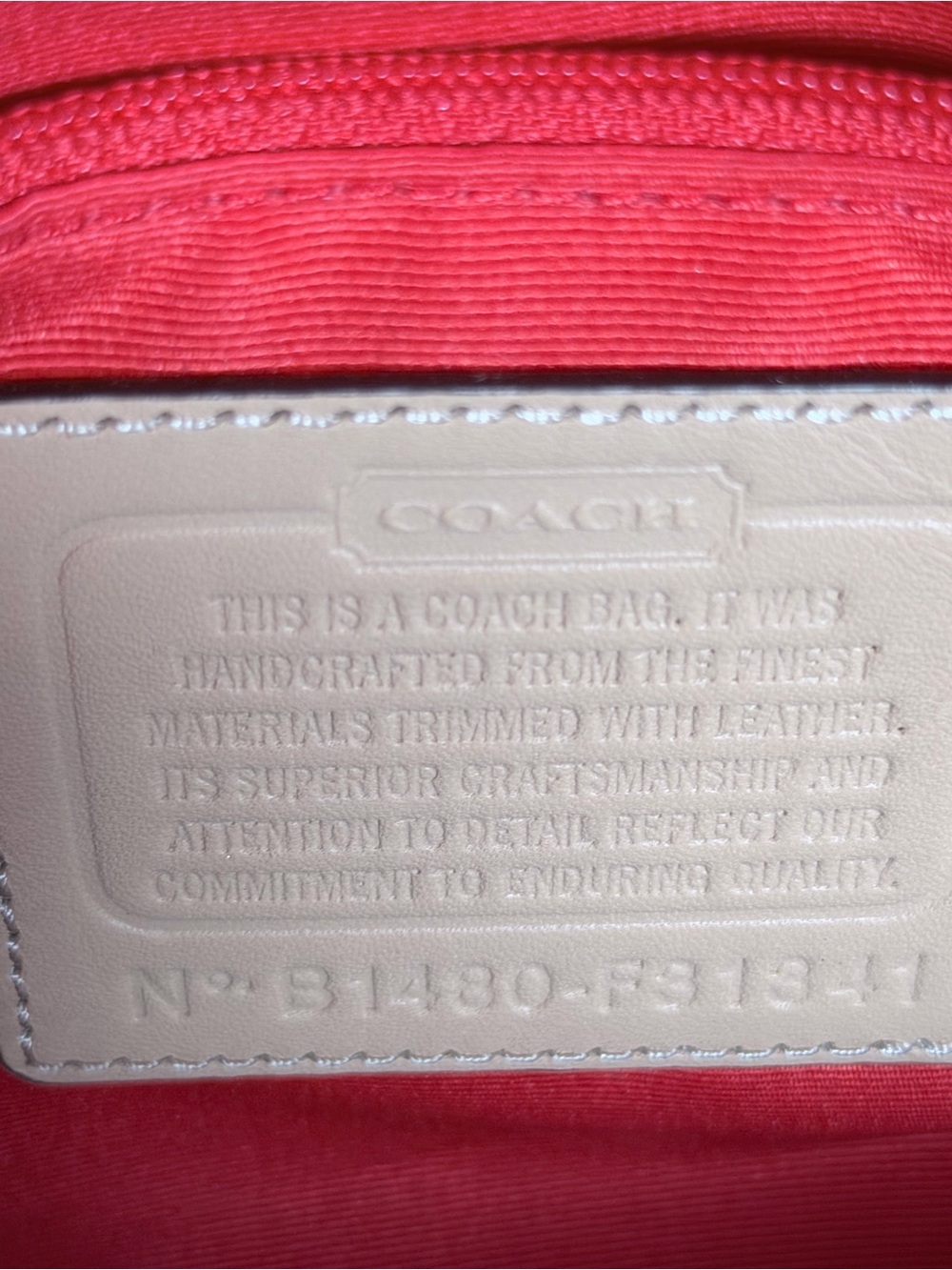 Coach Peyton Floral Cora Dome Satchel with Tan Trim - Picture 9 of 11